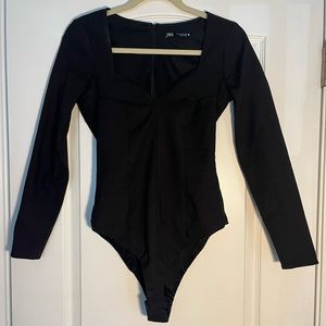 Black Zara Bodysuit